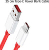 High Quality Charging Power Bank Type-C Cable compatible with all type-C Mobiles 0.35 m USB Type C Cable (Compatible with All type-C Smartphone's, All Phones With Type C port, Red)