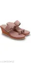 Afuzi Women Peach Wedges Sandal