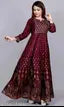 Printed Long Anarkali Kurta