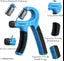 Adjustable Hand grip with counter + Forearm strengthner - Power Gripper for Men & Women - Effective Muscle Building and Injury Recovery Hand Exercise Equipment(multicolour)