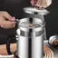 Oil Strainer Pot Grease Can - Stainless Steel Cooking Grease Container,Reuse Oil Storage Best Oil Shaver Can Container with Removable Filter Anti-Scalding Handheld, Oil Filter
