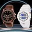 SMART LEATHER BELT ANALOG WATCH AND SPORTS DIGITAL WATCH FOR BOYS AND MEN