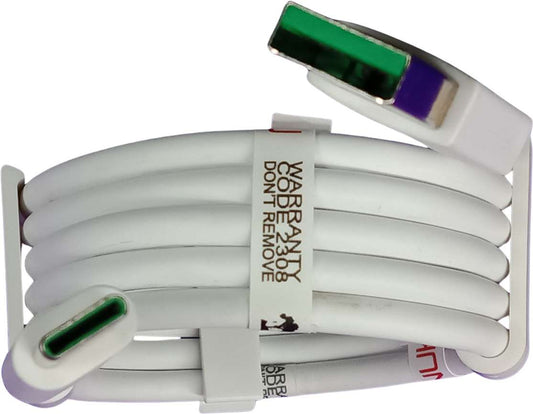 Realme 5 Pro| Realme 7 Pro| Realme X2 Pro| Realme 6| Realme 7| Realme 8 1.00135999999998 m USB Type C Cable (Compatible with c type data cable for mobile, White)