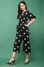 FOUR BROTHER'S STYLISH CREPE FABRIC JUMPSUIT FOR WOMEN | JS02