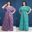 Trending Women's Cotton Printed Kaftan/Nightgown/Nighty/Maxi