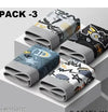 Men's Limited Edition Multi-Color Printed Underwear Trunk Pack Of 03