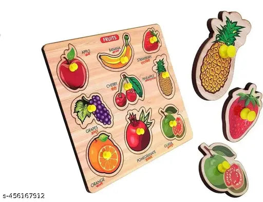 learning education fruti puzzle board for 3+ kids girls\boys toy\toys.