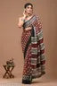 NEW PURE COTTON MULMUL HAND BLOCK PRINTED SAREE WITH BLOUSE