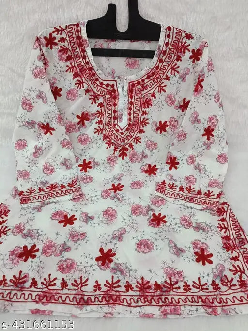 short cotton print maching