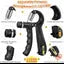 BoldFire Combo Pack of 2 Resistance Tube & Digital Counter Hand Grip Strenghner (5-60Kg) Fitness Accessory Kit Kit
