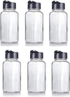 Pack of 6 Glass Grocery Container - 100 ml TINSUHG Clear