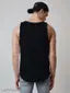 Sleeveless Round Neck Alphabet Printed Men Vest
