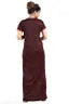 womens printed nightdress -nighty- maxi-nightwear