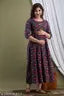 Fashionable women cotton floral printed kurt\gown | Midi Maternity Dress/Feeding Dress/Pregnancy Dress/A-Line Western Dress with Zippers for Nursing Pre and Post Pregnancy - Floral Print/Feeding Kurti/Kurta