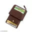 Alexvyan Brown Leather Credit Card, Debit Card, ID Card Holder and Wallet for Men & Women- 9 Card Holder 1 Zipper Coin & Money Pocket