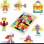 wooden puzzle games for kids wooden intelligence puzzle russian block puzzle block puzzles for kids educational toys for kids 3+ years Wood Intelligence Brain Games Building Blocks 40 Pcs