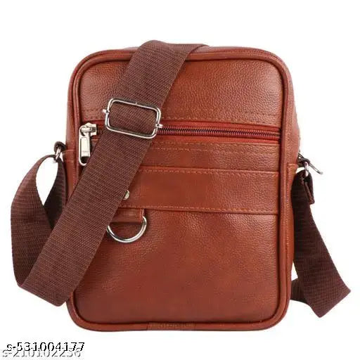 Zerrish Compact Crossbody Sling Bag for Men – Stylish Travel, Office, College Use | Small Messenger Shoulder Bag with Adjustable Strap & Multiple Compartments