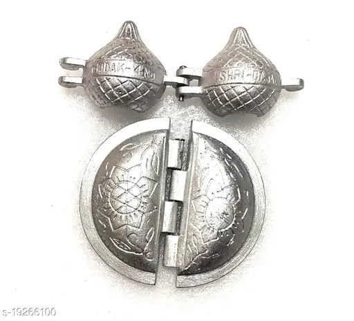 Aluminium gujiya and Modak Maker Mould Pack of 2.