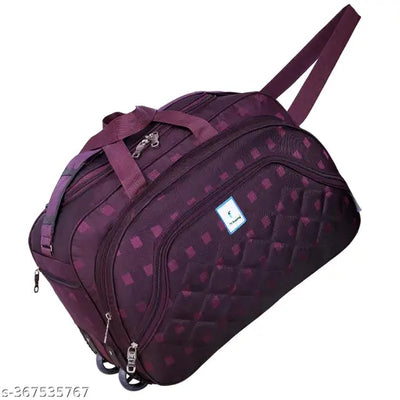 Flexi Fashion Duffle Bag With Wheels Trolley Men and Women