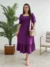 fancy gathered women dress & gown