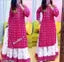HIGH DEMDNABLE PRITNED TRENDABLE KURTI WITH SKIRT