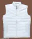 Flopy white jacket men half puffer