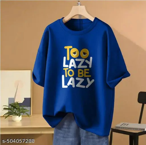 Trendy sensational Classical Designed Oversized T-shirt For Women's & Girls, Casual & Partywear Ocassion