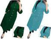 Vibrant Dark Green & Yellow Solid Women's Kurta