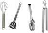 4 KITCHEN TOOLS Combo Kitchen Tools Set of 4 Piece Kitchen Tool Set (Silver)
