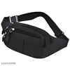 Men's Black Waist Bag || Men's Casual Waist Bag || Stylo Men's Waist Bags || Kamar Bags || Unisex Waist Bags