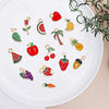 Street27® 54pcs Mixed Assorted Gold Plated Enamel Pendants Animal Moon Star Fruit Charm Pendant DIY for Necklace Bracelet Jewelry Making and Crafting (Mixed Enamel Charms)