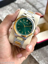 Premium Green and Gold Men's Analog Watch