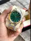 Premium Green and Gold Men's Analog Watch