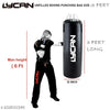 3 Feet UNFILLED Heavy Premium SRF Punching Bag With Chian Black MMA Sparring Training Kick Boxing Muay Thai Martial Arts