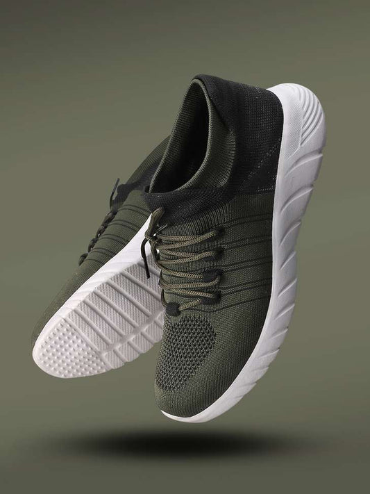 Ontour Trendy Casual Sports Mens Shoes Canvas Shoes For Men (Green)