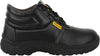 Elecant PVC Sole Industrial Safety Shoes With Steel Toe Protection Boots For Men (Black , 6)