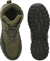 Harrykson London Lightweight Men's adventure hiking & Trekking, All Terrain Grip Rugged Sole Boots For Men (Olive , 7)