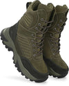 Harrykson London Lightweight Men's adventure hiking & Trekking, All Terrain Grip Rugged Sole Boots For Men (Olive , 7)