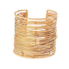 Shining Diva Fashion Non Precious Metal Gold Plated Stylish Kada Bangle Cuff Bracelet for Women