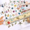 Street27® 54pcs Mixed Assorted Gold Plated Enamel Pendants Animal Moon Star Fruit Charm Pendant DIY for Necklace Bracelet Jewelry Making and Crafting (Mixed Enamel Charms)