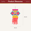 SpecialYou® Diwali Decoration for Home Decor with Paper Kandil Wall Hanging Decoration, Akash Kandil for Diwali Foldable, Deepawali Decoration Items- Pack of 2