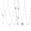 Shining Diva Fashion 5-7 Pcs Combo Latest Stylish Western Necklace Set for Women Pendant Necklace Gifts for Girls