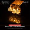 Halonix Decorer Glowly Gold 15 Bright Led String Light | Diwali Light | Christmas Light | Wedding Light | Festive Lights for Home Decoration (Warm White, 4 Meters)
