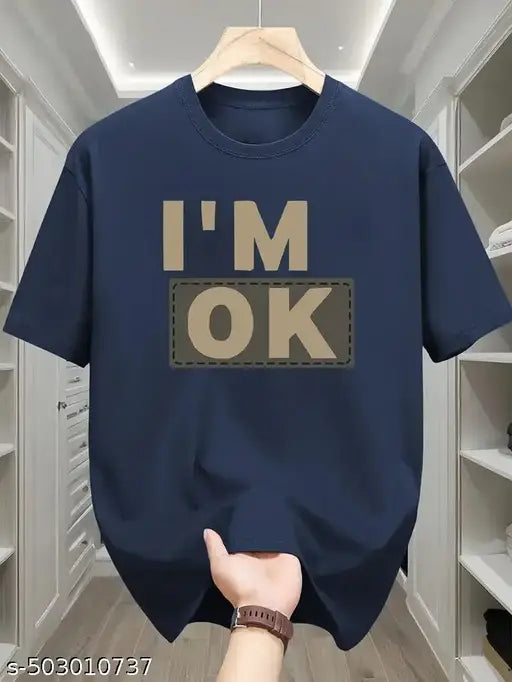 KEESOR Men Tshirt|Men Printed Round neck Tshirt|Men Graphic print Tshirt