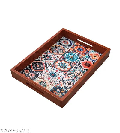 Wooden Printed Tray