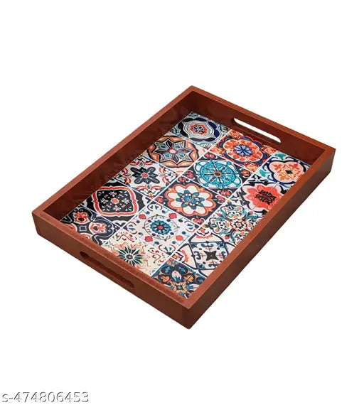Wooden Printed Tray