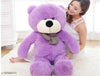 Spongy Huggable Teddy Bear (Purple, 3 Feet 90 cm) #BigTeddyBear #PurpleTeddyBear #3FeetTeddyBear