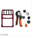 BOLDDISH COMBO of H-shape Grip and Hand Gripper Finger Plastic Exerciser and Hand Gripper , Adjustable hand And Finger Grip Equipment For Gym