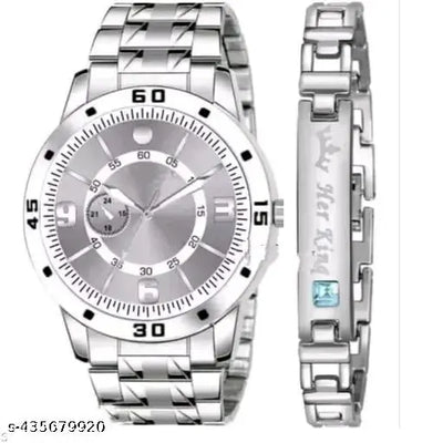 Men'slethre Men style Boys Hand Watch Gents 2024 Luxury Design STEEL BELT New Model Analog Watch - For Men & Boys