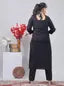 BLACK KURTI WITH PENT SET WOMEN